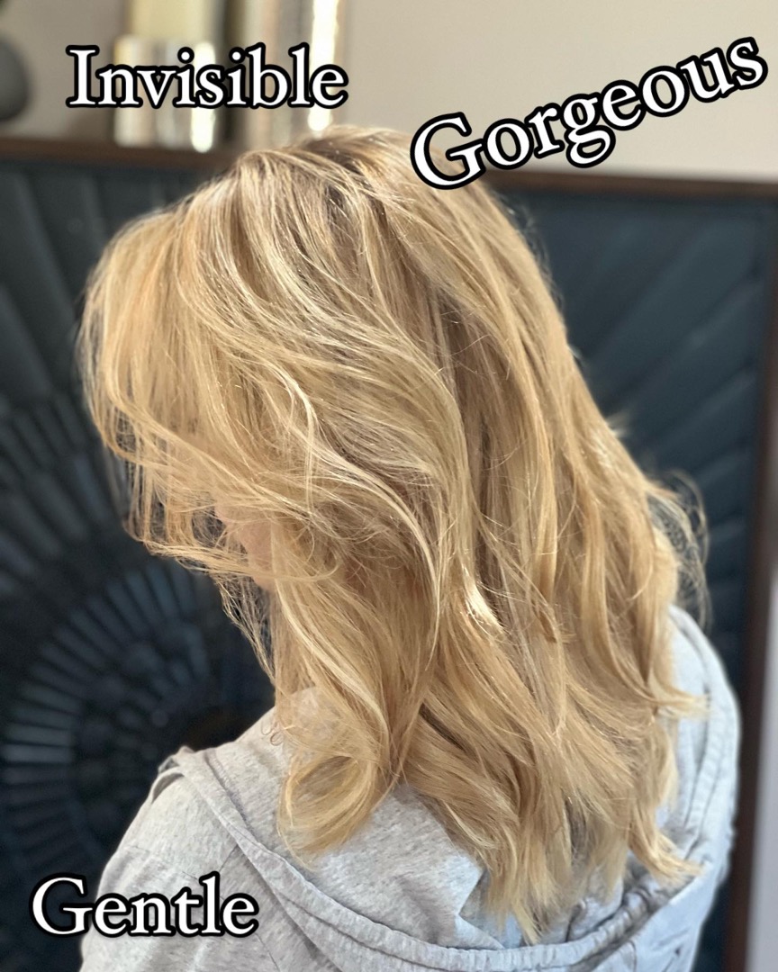 Wondering how to change from tape extensions to a gentle invisible beaded — Bella Deva Beauty Scene