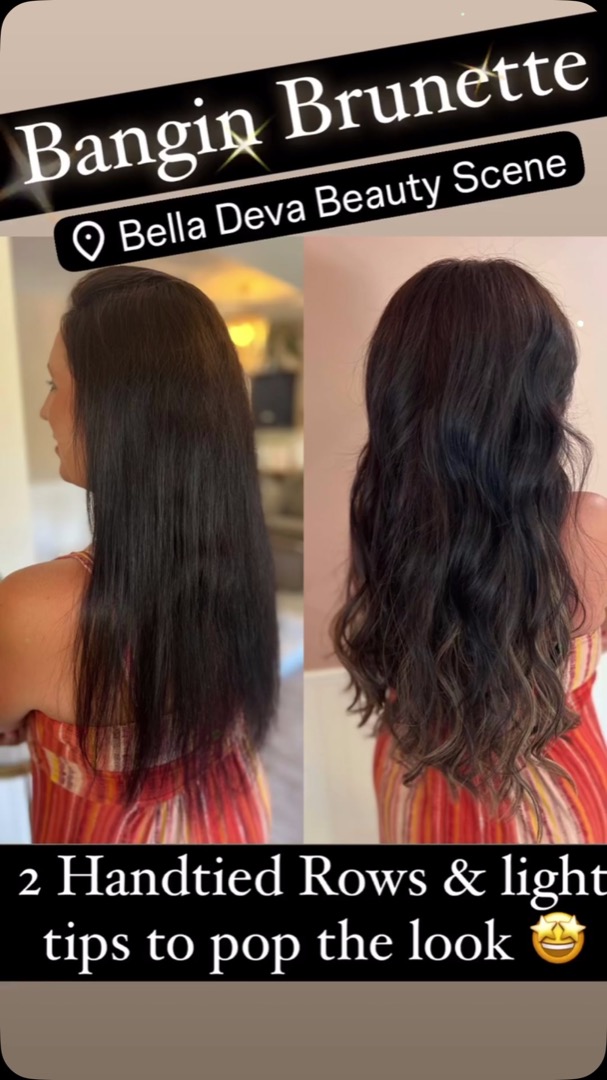 The 🪄 MAGIC Gift 💝 of 2 Rows of Hand Tied Extensions — Bella Deva Beauty Scene